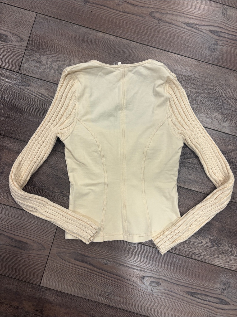 Pilcro Long Sleeve Square Neck Top XXS - Picture 6 of 7